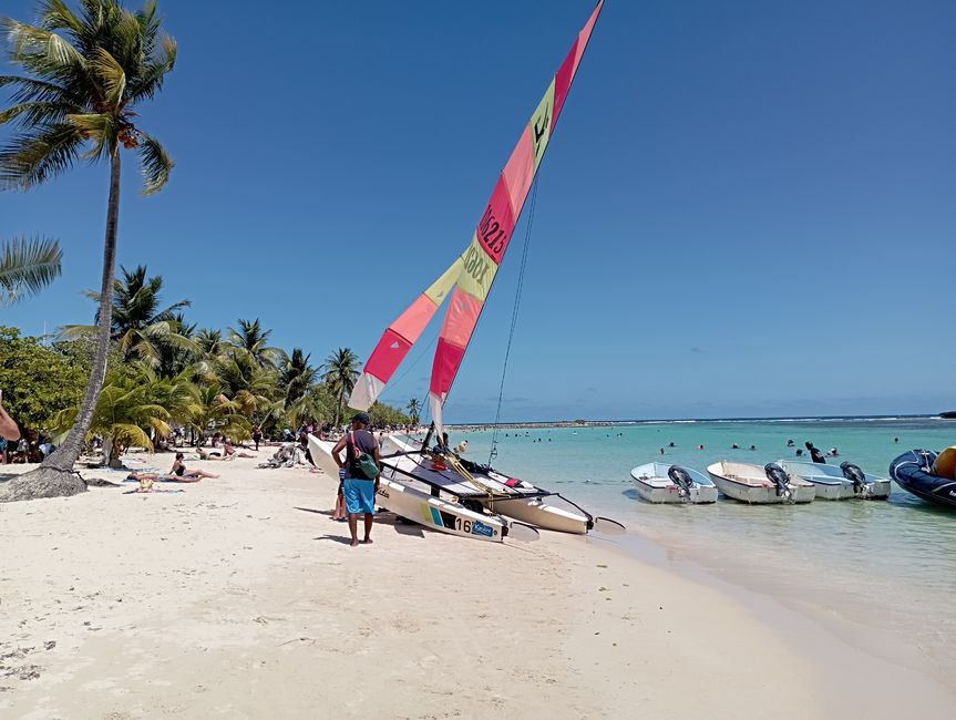 Ausflug nach Grande Terre, die östliche, flache Seite von Guadeloupe