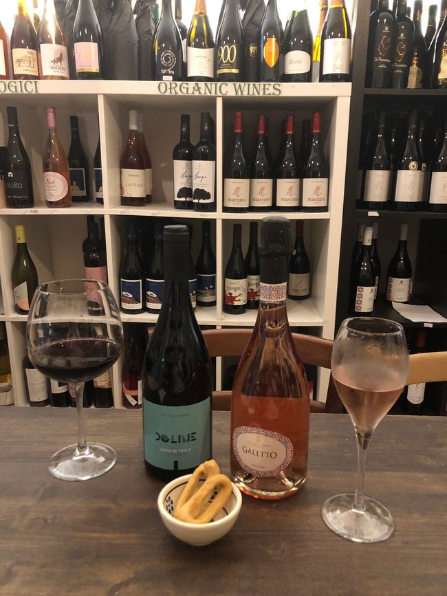 Weinprobe im Keller von Paco Wines