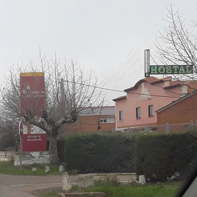 Fotos von meinem Auto aus Peñafiel (Valladolid) (Dezember 2019)