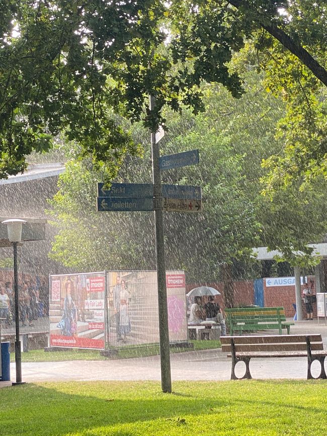 Der Regen mit Sonnenschein - 