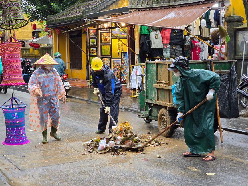 Hoi An - les travaux de nettoyage ont commencé