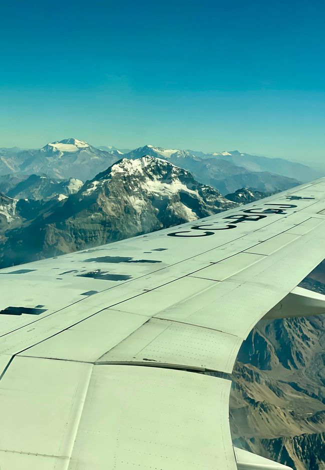 View of the Andes