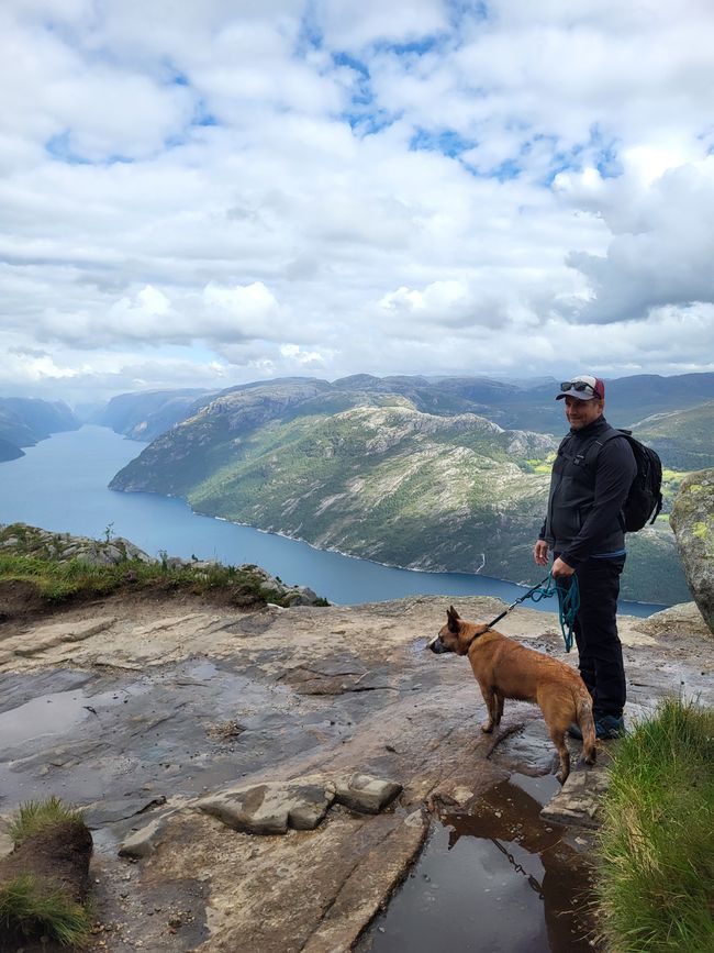 Days 5 and 6 - via Stavanger to the Preikestolen Campsite