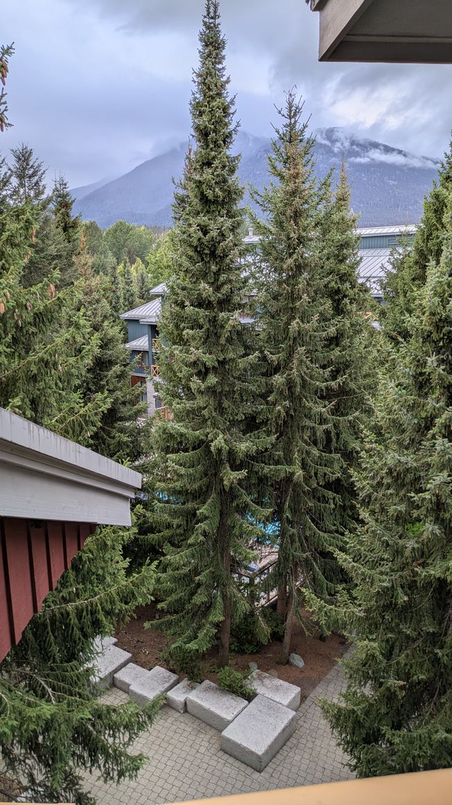 Blick vom Hotelbalkon