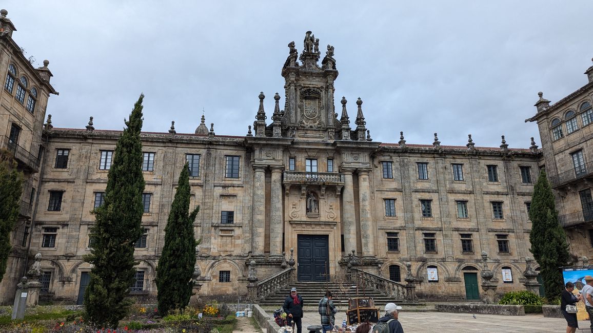 Thirteenth stage on the Camino Portugues from Padron to Santiago de Compostela