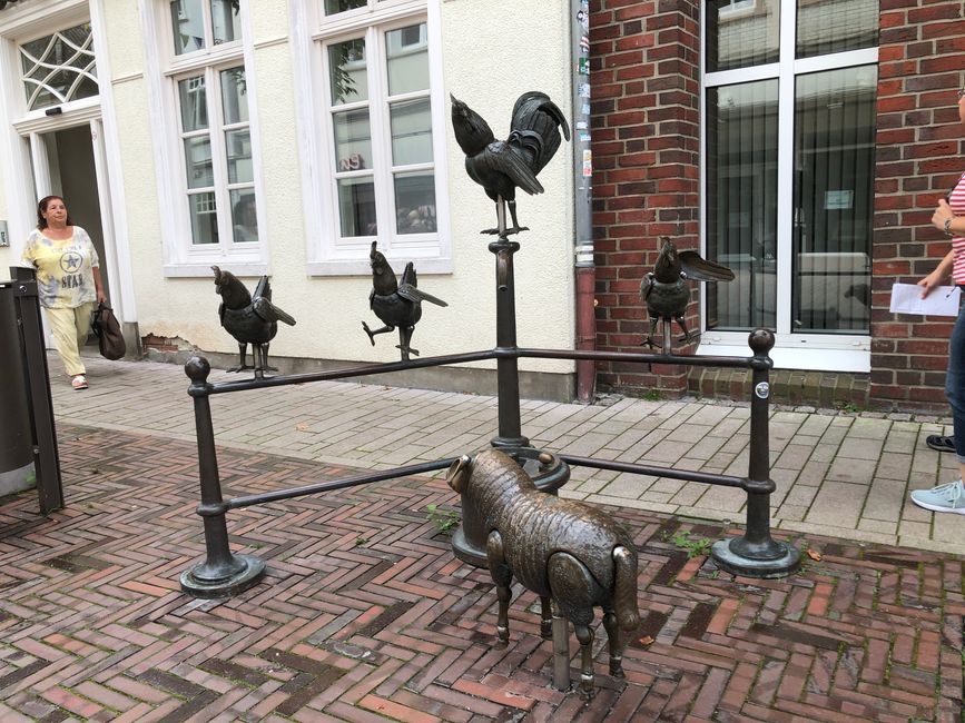 Movable Animals in Aurich’s Pedestrian Zone