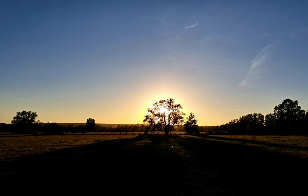 Sonnenuntergang in Lothringen 