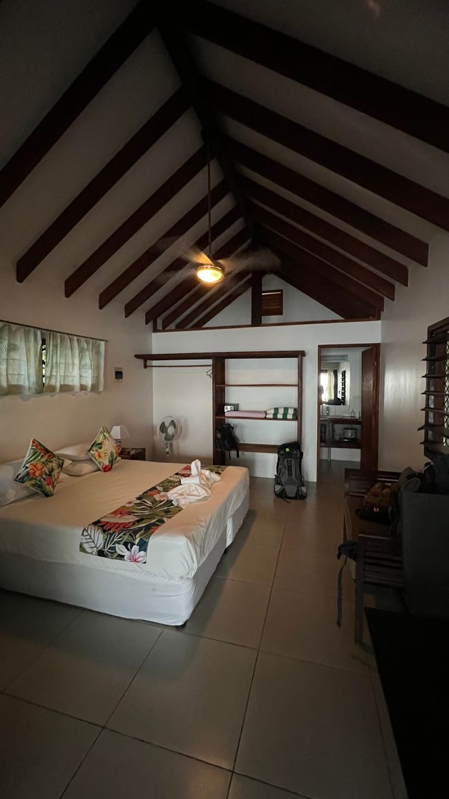Nuestra habitación en Turtle Bay Beachhouse