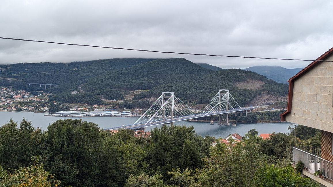 Ninth stage on the Camino Portugues da Costa from Vigo to Arcade