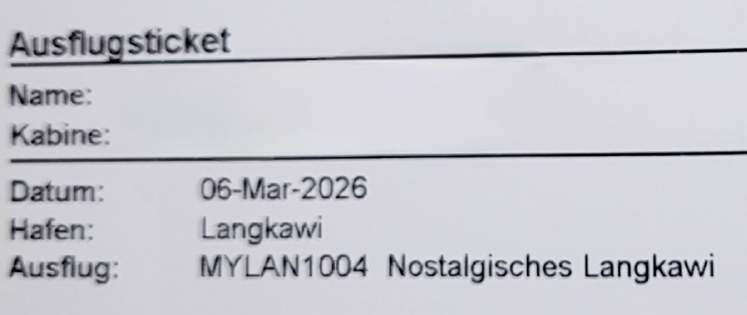 Jour 119 sur 175 : Croisière autour du monde - Langkawi/Malaisie