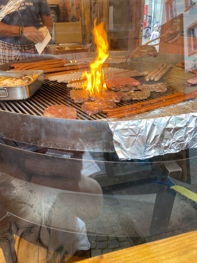 Leckeres vom Grill gab es auch