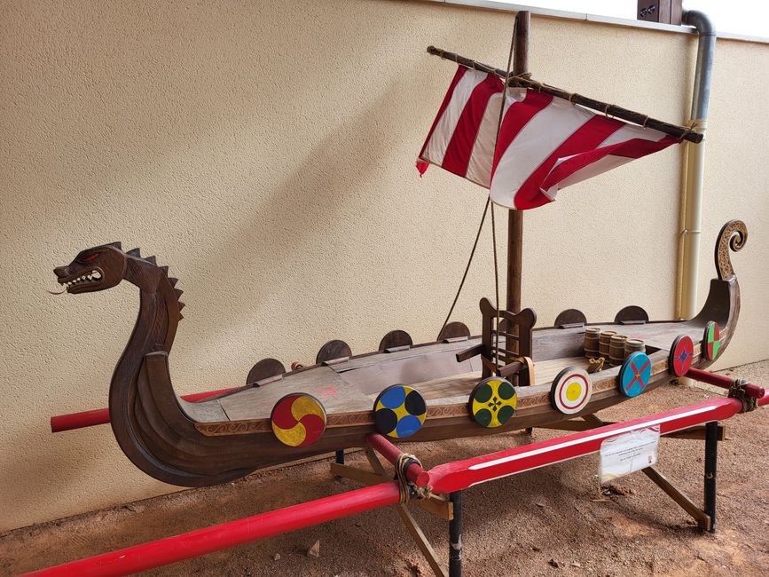 Ausstellung La Mora - Modell Wikingerboot