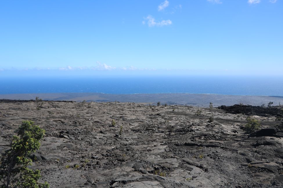 Wir besuchen den Kilauea Vulkan