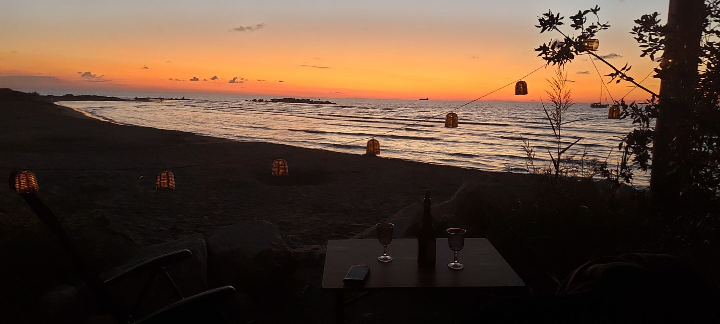 Impressioni sulla spiaggia a Karpen