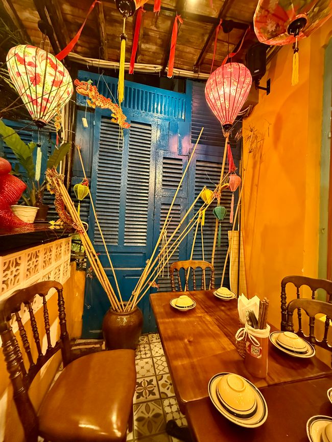 Decoration at the restaurant