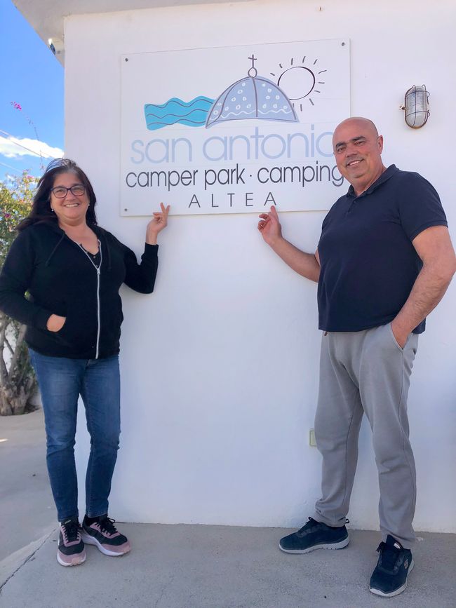 Carmen and Juan – soul and heart of the San Antonio Camper Park.