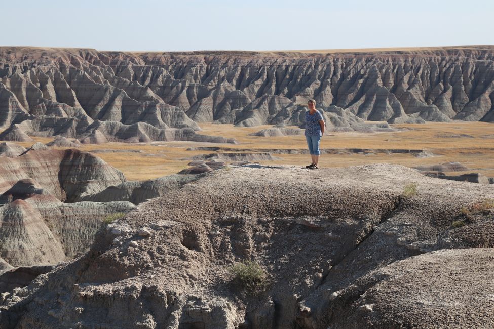 Beate in den Badlands