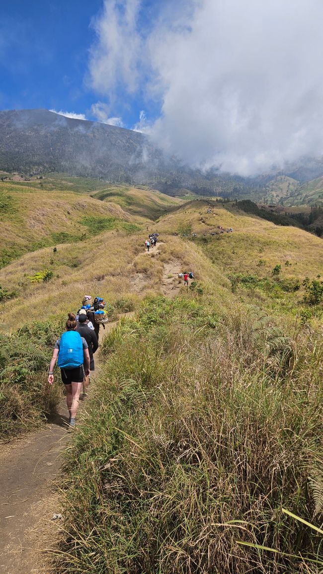 Caminata hacia el Gunung Rinjani