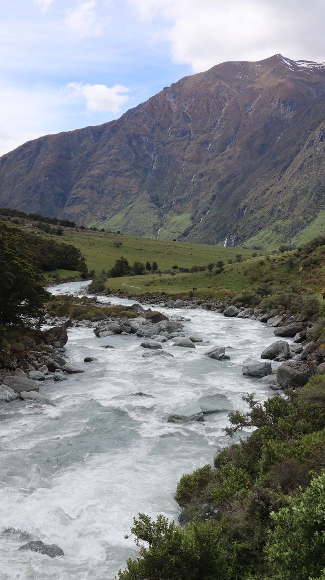 Sur le chemin du glacier Rob Roy