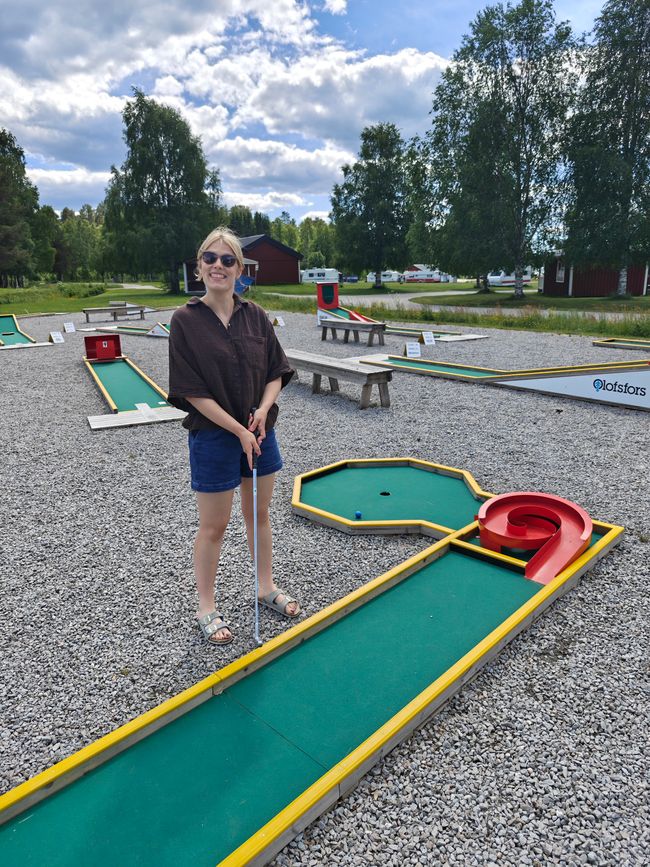 Mini Golf am Campingplatz