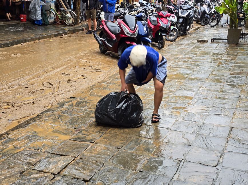 Hoi An - les travaux de nettoyage ont commencé