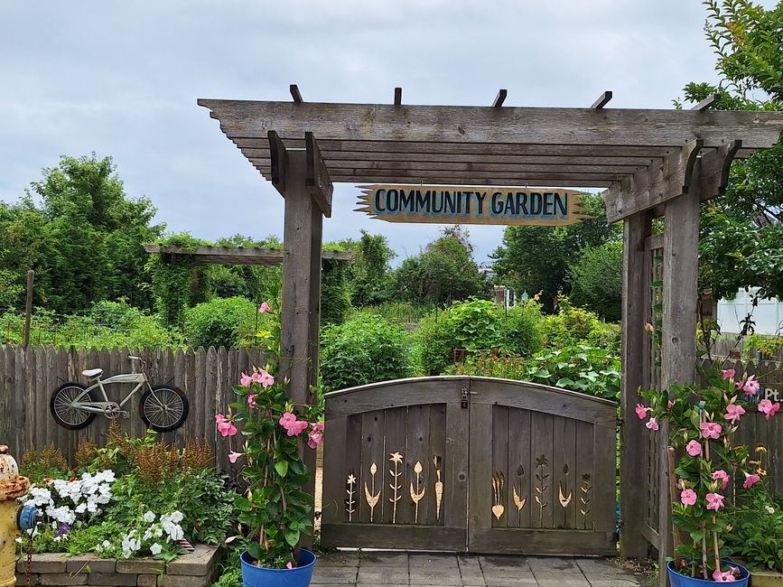 Beautifully conceived and created community garden