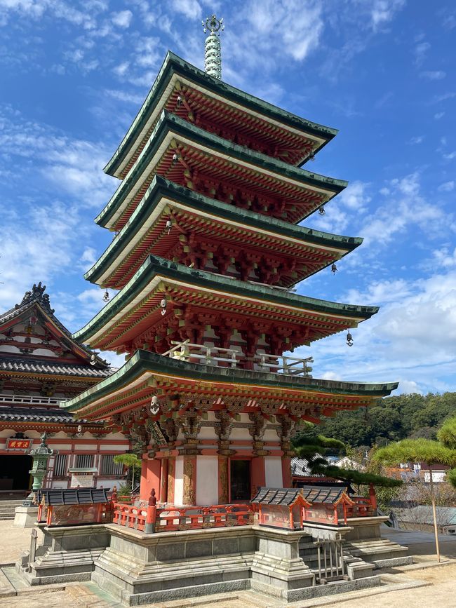 四国海道骑行道路上的佛教寺庙/博物馆