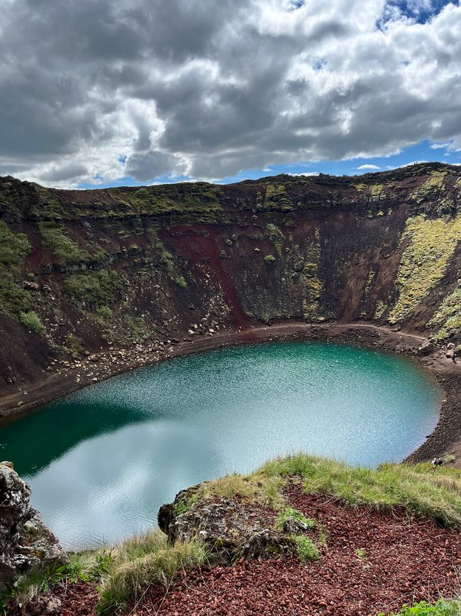 Kerid Crater and Lava Tunnel