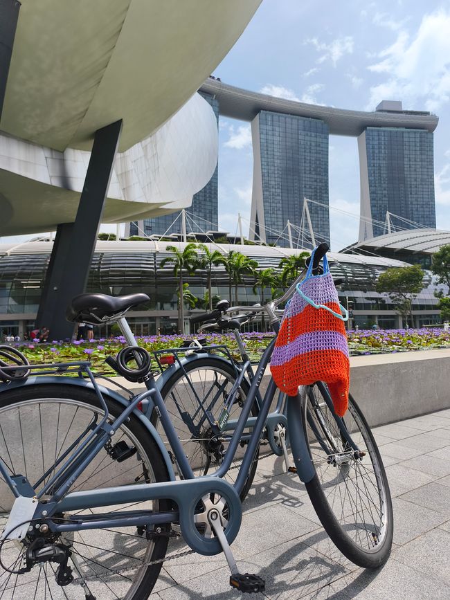 Heute mit dem Fahrrad unterwegs