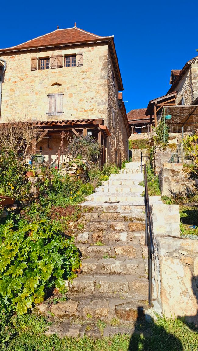Von Figeac nach Cajarc, 32 km, wir sind verrückt! 😂