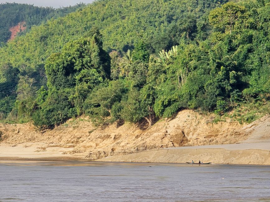 Auf dem Mekong von Luang Prabang nach Ban Houayxay