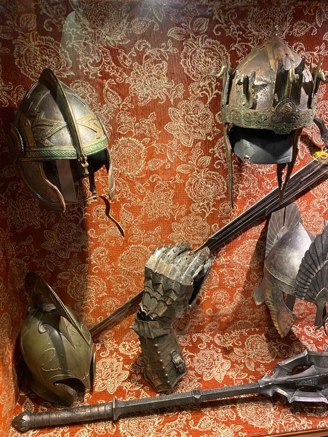 Armor, helmets, and hand from LOTR