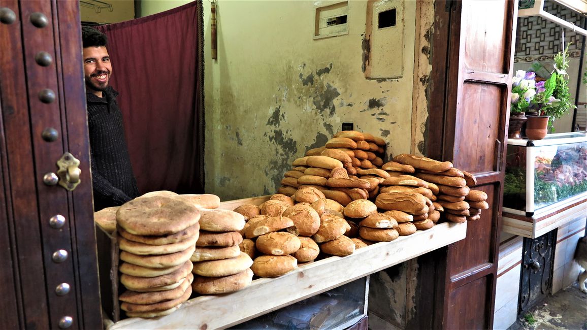 Pan bread Batbout or Khobz