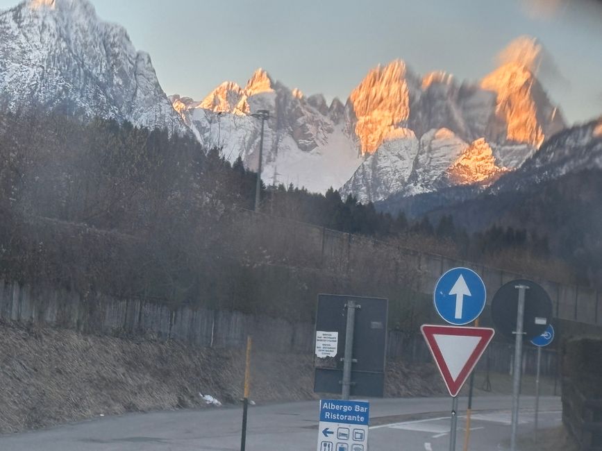 Und plötzlich fuhren wir los !
