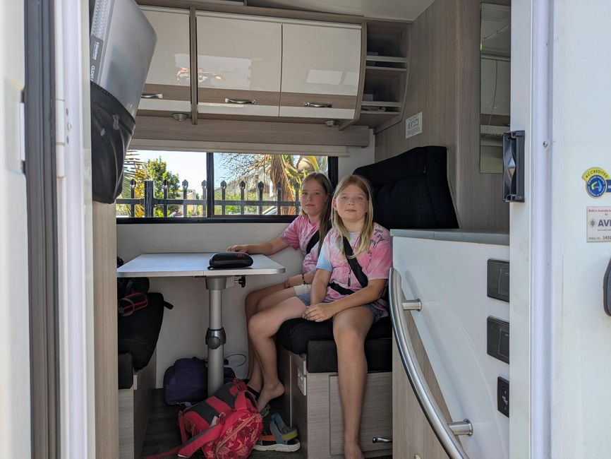 The first day in the camper