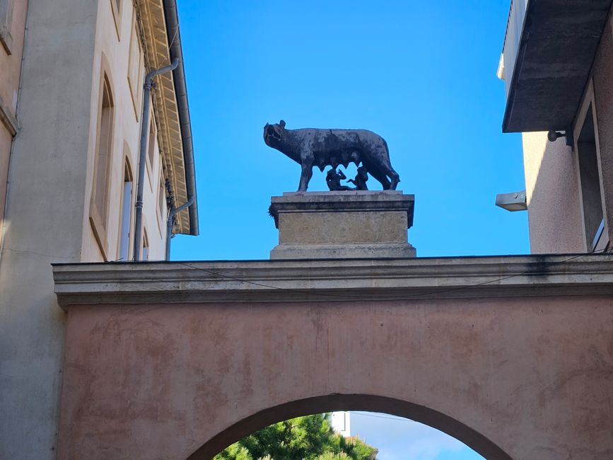Wölfin mit Romulus und Remus