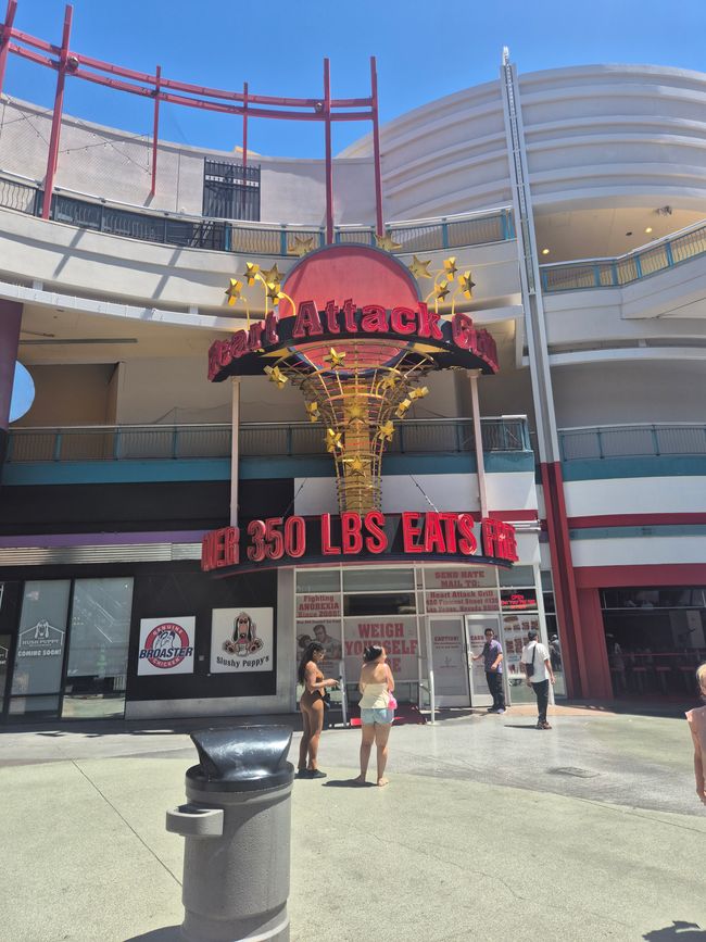 Cibo gratis sulla Fremont Street - se si ha il peso 😉