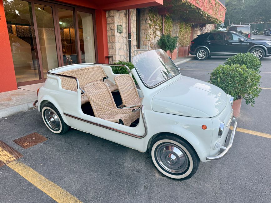 Ein Fiat 500 als Cabrio – ein Traum.