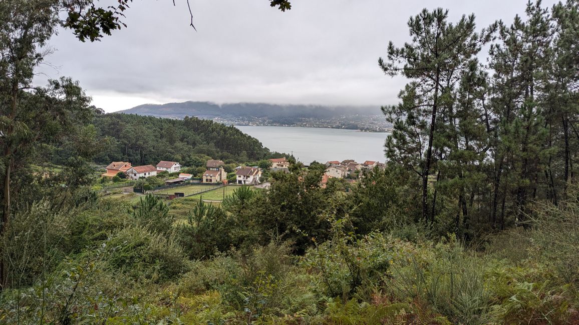 Ninth stage on the Camino Portugues da Costa from Vigo to Arcade