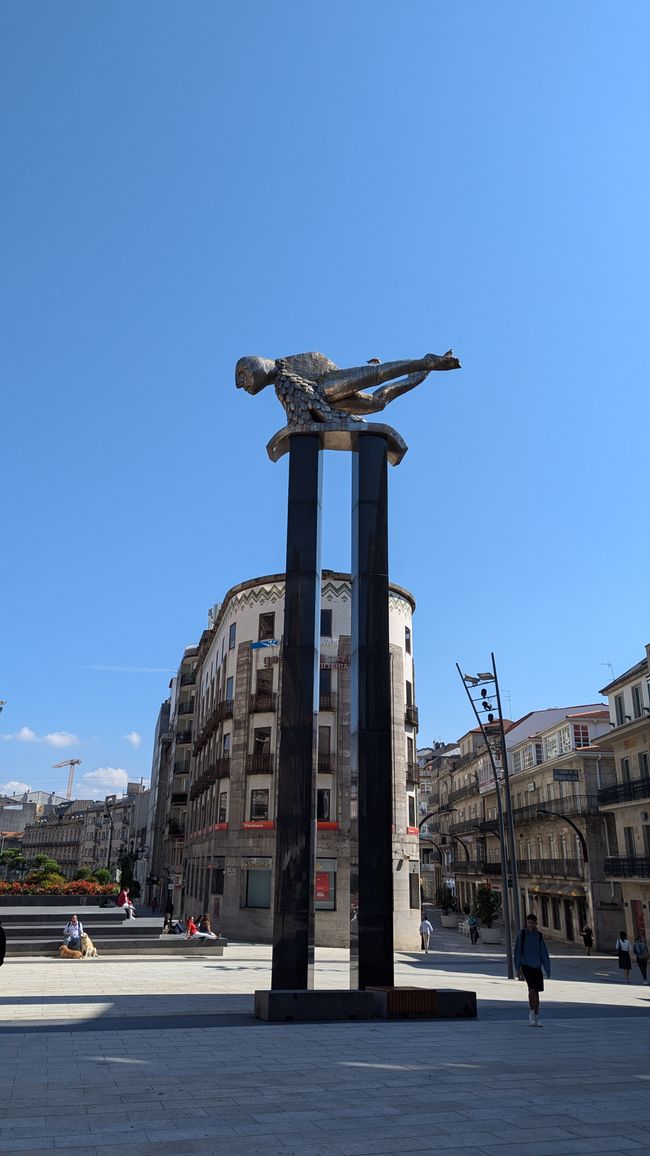 Eighth Stage on the Camino Portugues da Costa from Baiona to Vigo