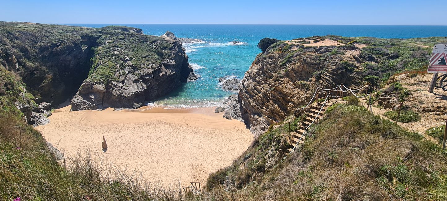 1. Etappe Sines - Porto Covo