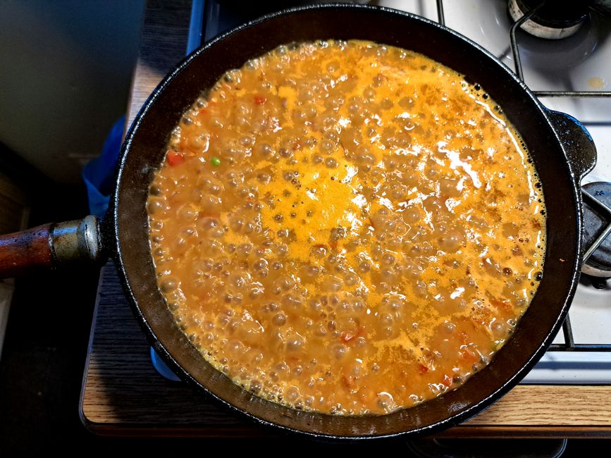 Marktschreier und Paella
