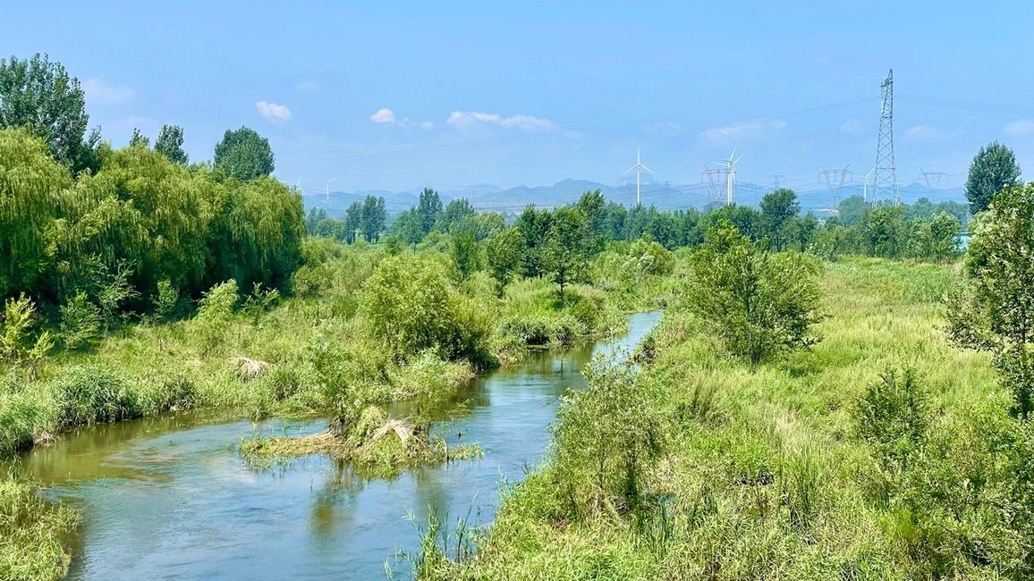 ...an diversen Flussläufen entlang