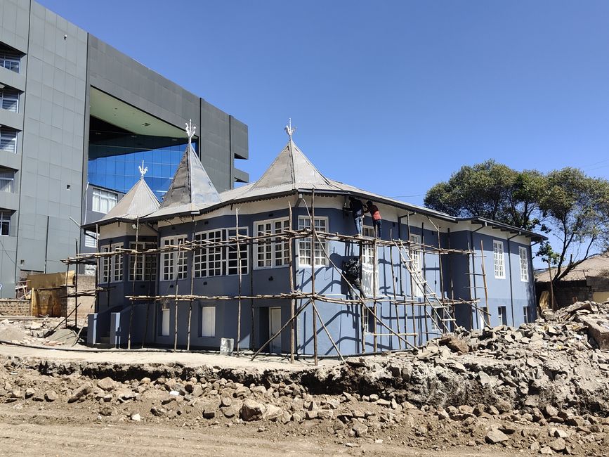 Se permite que sea una de las pocas casas que permanezca en pie