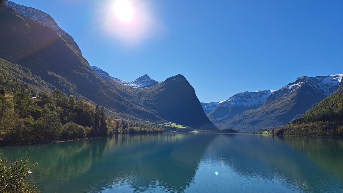 Anfahrt zum Briksdalsbreen (Oldevatnet)