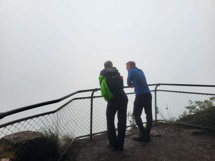 das Warten auf den Ausblick... hat auch was