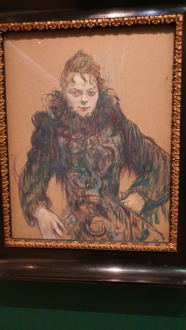 Femme au boa noir von Henri de Toulouse-Lautrec (1892)