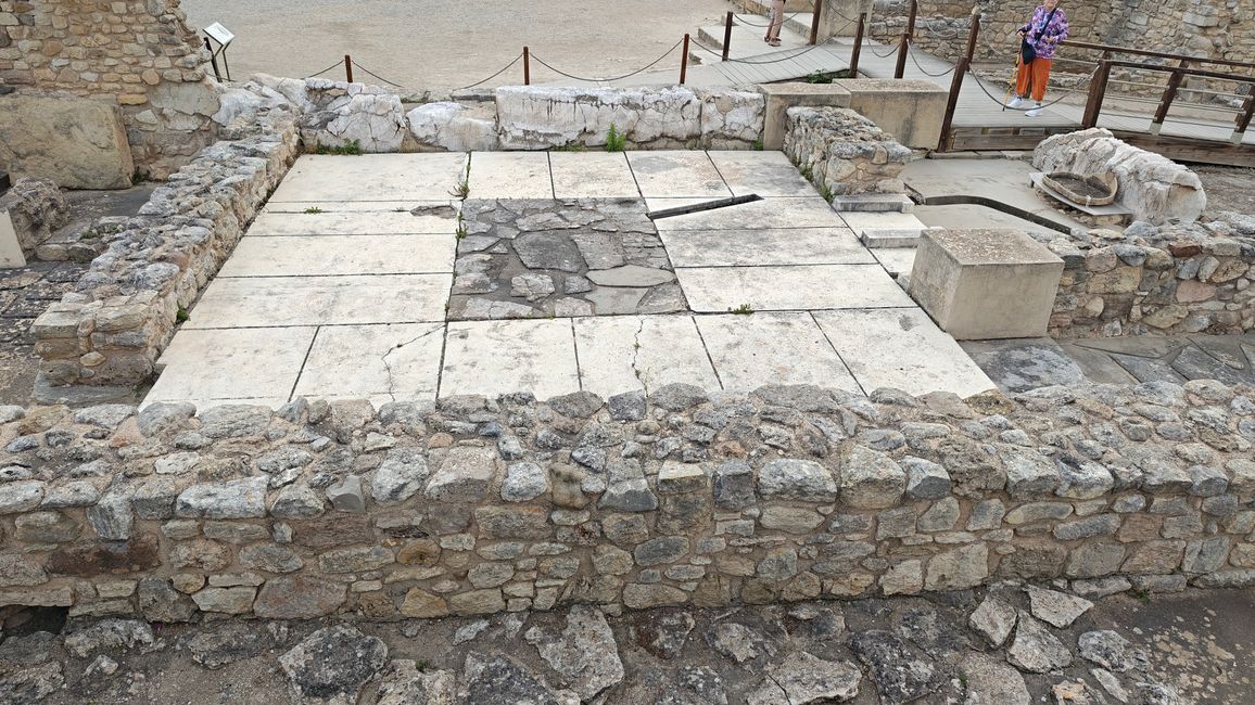 Fouilles à Cnossos