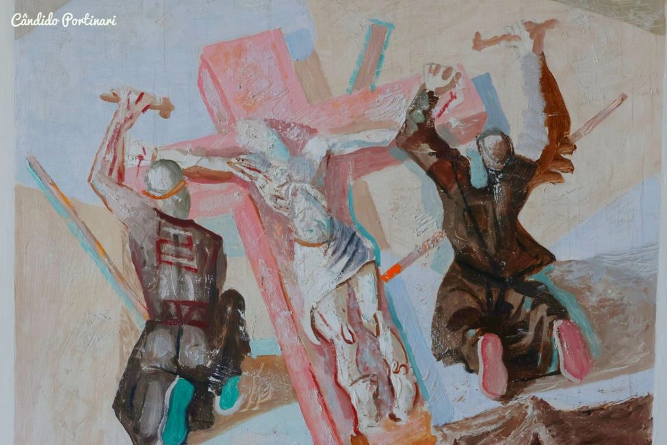 Portinari, ein brasilianischer Wandmaler arbeitete eng mit Niemeyer zusammen