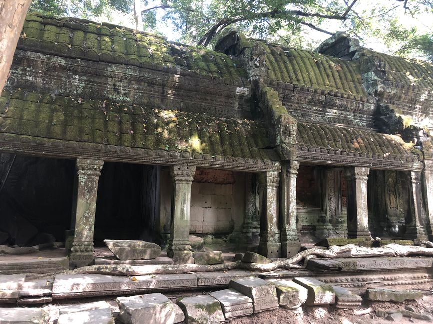 Tempel Ta Prohm - Gebäude von der Resaurierung